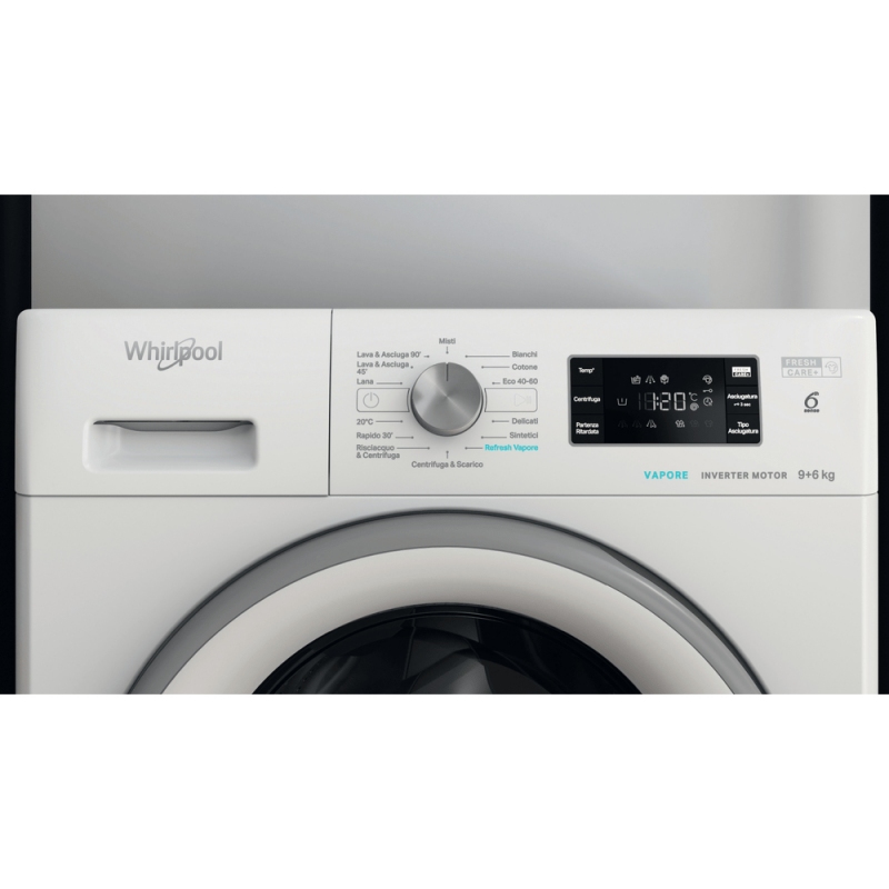 WHIRLPOOL FFWDB 96436 SV IT LAVASCIUGA 9/6KG...
