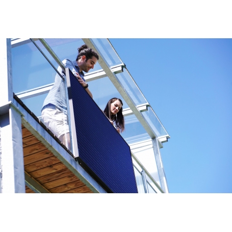 LIGHTMATE LMG1-BH-SK-05 PANNELLO SOLARE DA BALCONE POTENZA 370 Wp COMPRESO DI ACCESSORI E KIT DI INSTALLAZIONE - PROMO