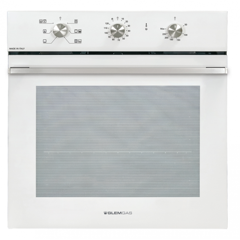 GLEM GAS GFX62WH-S3 FORNO DA INCASSO VENTILATO 64LT CLASSE A BIANCO