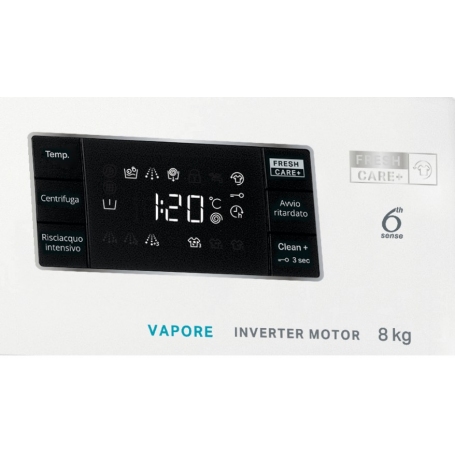 WHIRLPOOL FFB 846 SV IT LAVATRICE CARICA FRONTALE 8KG 1400 GIRI INVERTER FUNZIONE VAPORE CLASSE A - PROMO