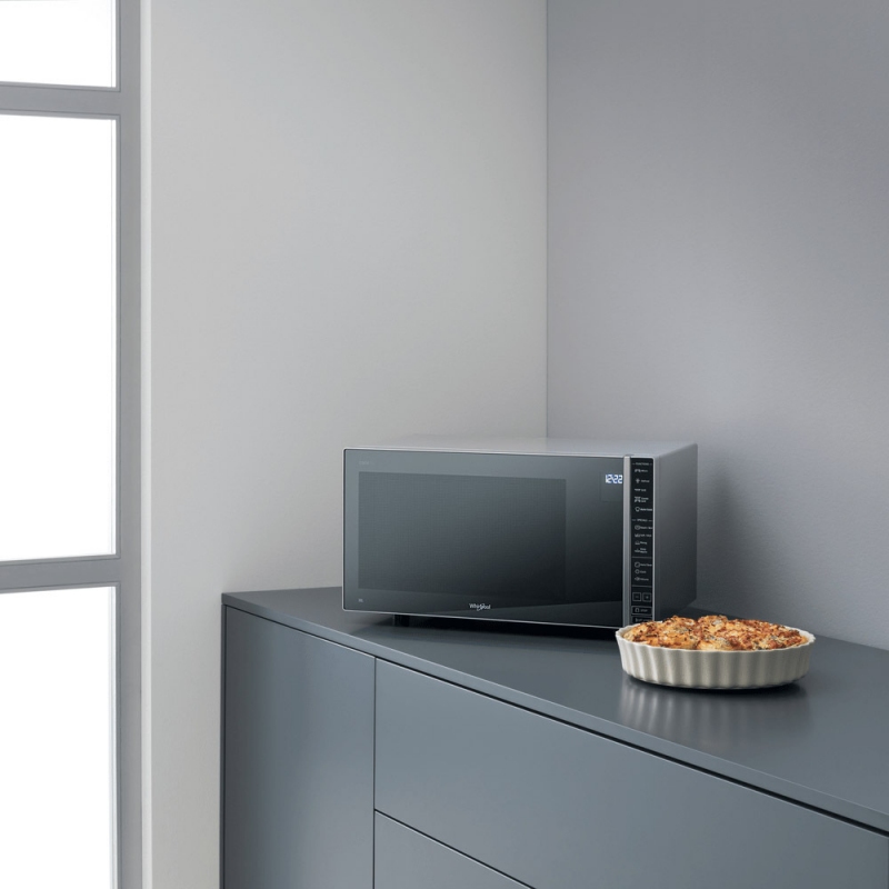 WHIRLPOOL MWP 304 M FORNO MICROONDE COMBINATO 30LT 900W VAPORE COLORE SPECCHIO