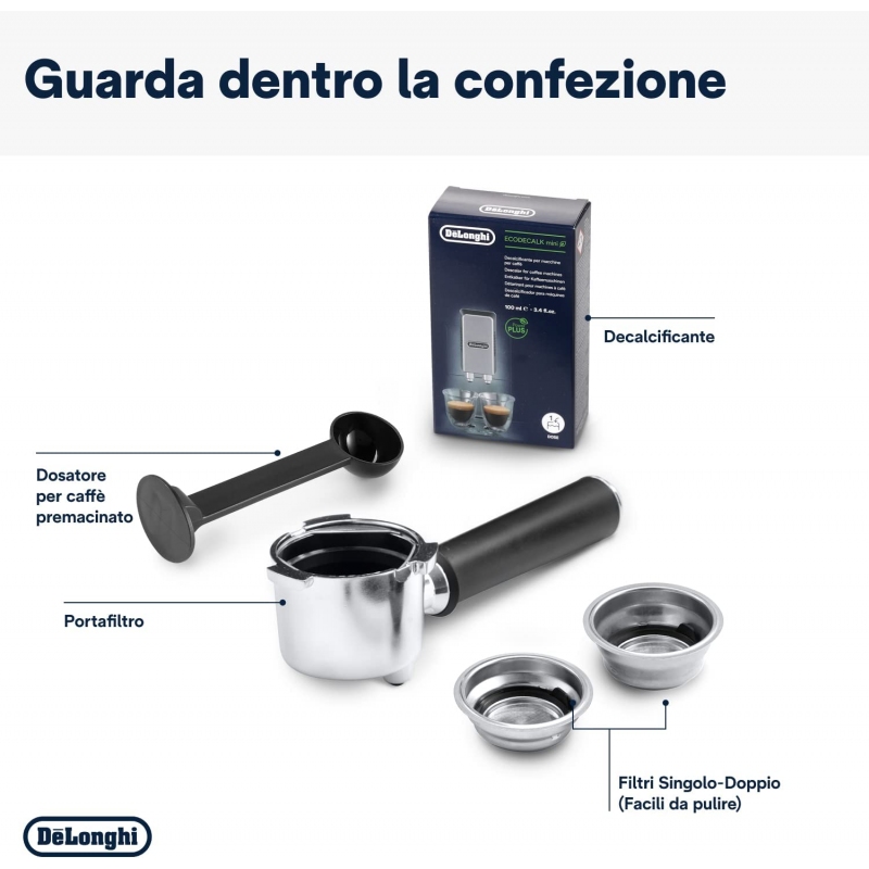 DE LONGHI DEDICA EC685.M MACCHINA DA CAFFE' PER...