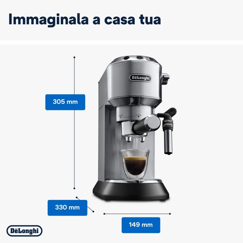 DE LONGHI DEDICA EC685.M MACCHINA DA CAFFE' PER...