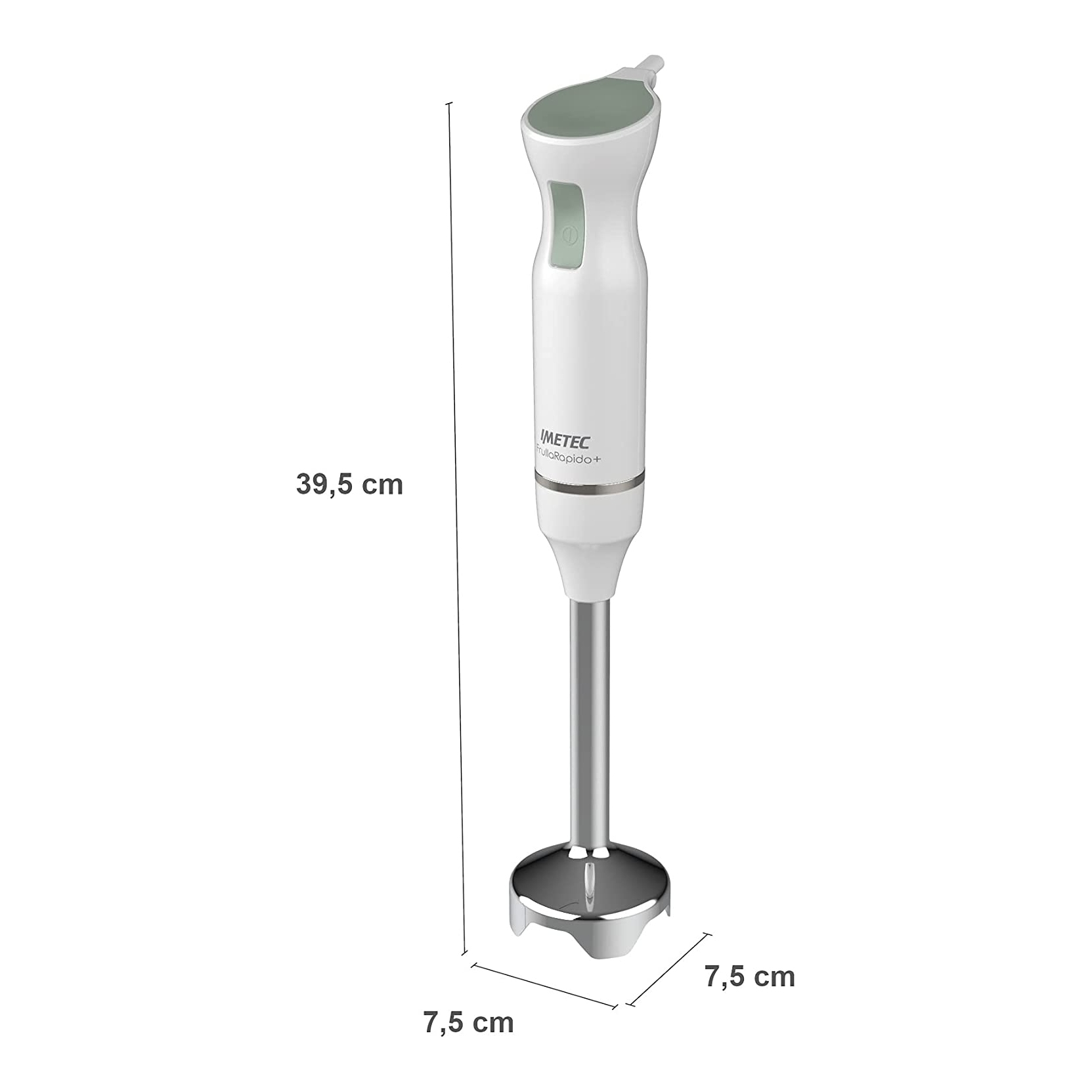 Frullatore a immersione Bianco 250 watt  Minipimer Mixer a immersione con  lama in Acciao inox e regolazione velocità : : Casa e cucina