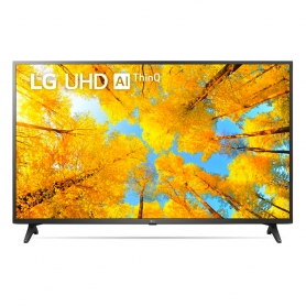 LG 43UQ75006LF TV LED 43'' SMART TV UHD 4K DVB-T2 HEVC/S2 WIFI COLORE NERO - PROMO