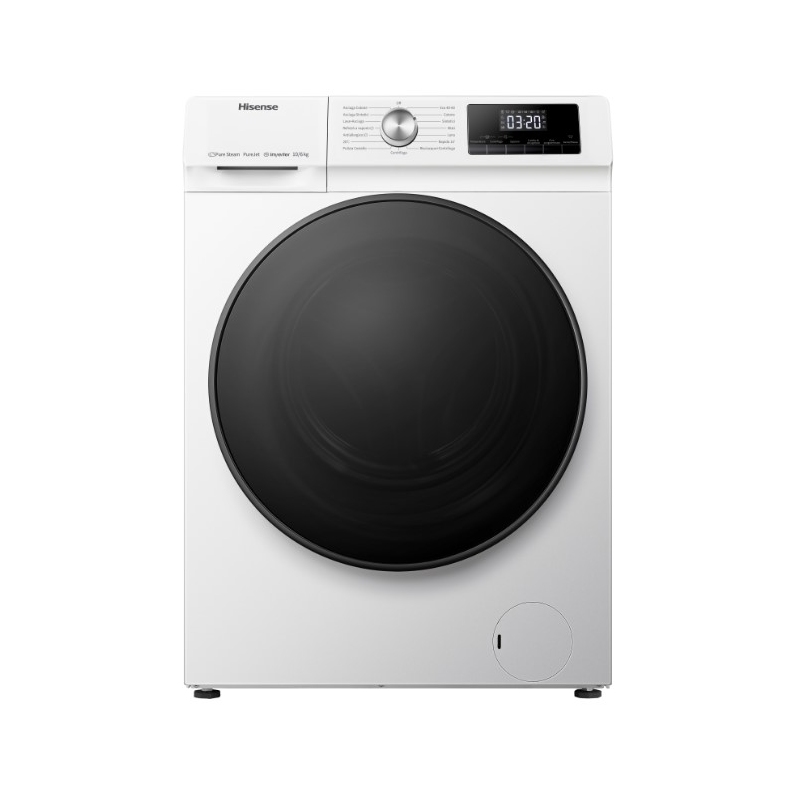 HISENSE WDQA1014EVJ LAVASCIUGA LIBERA INSTALLAZIONE 10/6 KG PARTENZA RITARDATA CLASSE D - PROMO