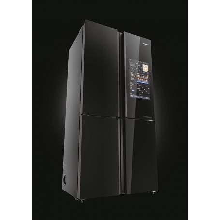 HAIER HCW9919FSGB FRIGORIFERO 4 PORTE 586LT TOTAL NO FROST DISPLAY TOUCH WIFI CLASSE F COLORE NERO