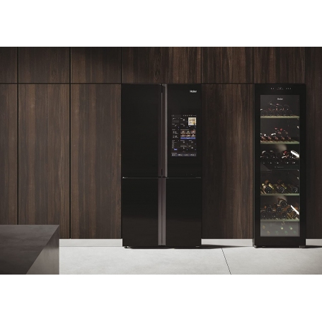 HAIER HCW9919FSGB FRIGORIFERO 4 PORTE 586LT TOTAL NO FROST DISPLAY TOUCH WIFI CLASSE F COLORE NERO