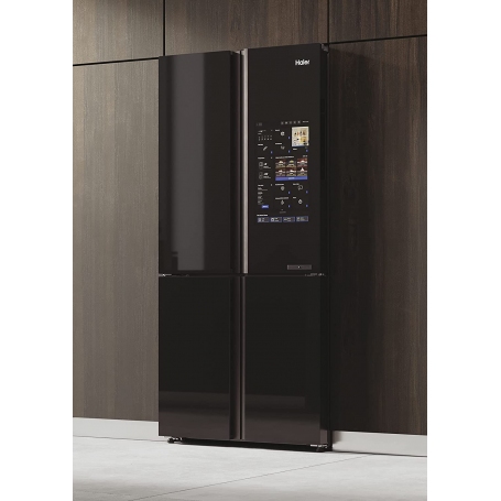HAIER HCW9919FSGB FRIGORIFERO 4 PORTE 586LT TOTAL NO FROST DISPLAY TOUCH WIFI CLASSE F COLORE NERO