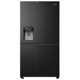 HISENSE RS818N4TFE FRIGORIFERO 4 PORTE 632LT NO FROST MOTORE INVERTER CLASSE E COLORE NERO - PROMO