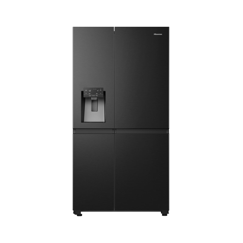 HISENSE RS818N4TFE FRIGORIFERO 4 PORTE 632LT NO FROST MOTORE INVERTER CLASSE E COLORE NERO - PROMO