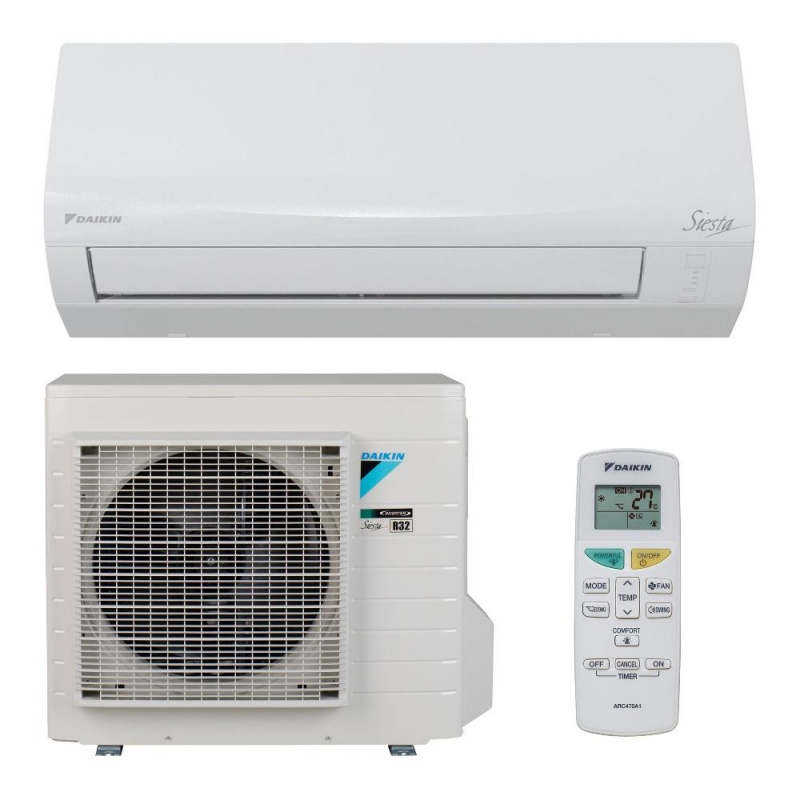 DAIKIN ATXF25E CLIMATIZZATORE MONOSPLIT 9000 BTU CON POMPA DI CALORE GAS R-32 WI-FI CLASSE A++/A+ - PROMO