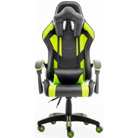 ACER SPORTY-GC1600 SEDIA DA GAMING PER UTILIZZO INTENSIVO CUSCINO POGGIATESTA REGOLABILE COLORE NERO/VERDE - PROMO