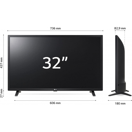 LG 32LQ630B6LA TV LED 32'' HD READY SMART TV DVB-T2 HEVC MAIN 10/DVB-S2 COLORE NERO