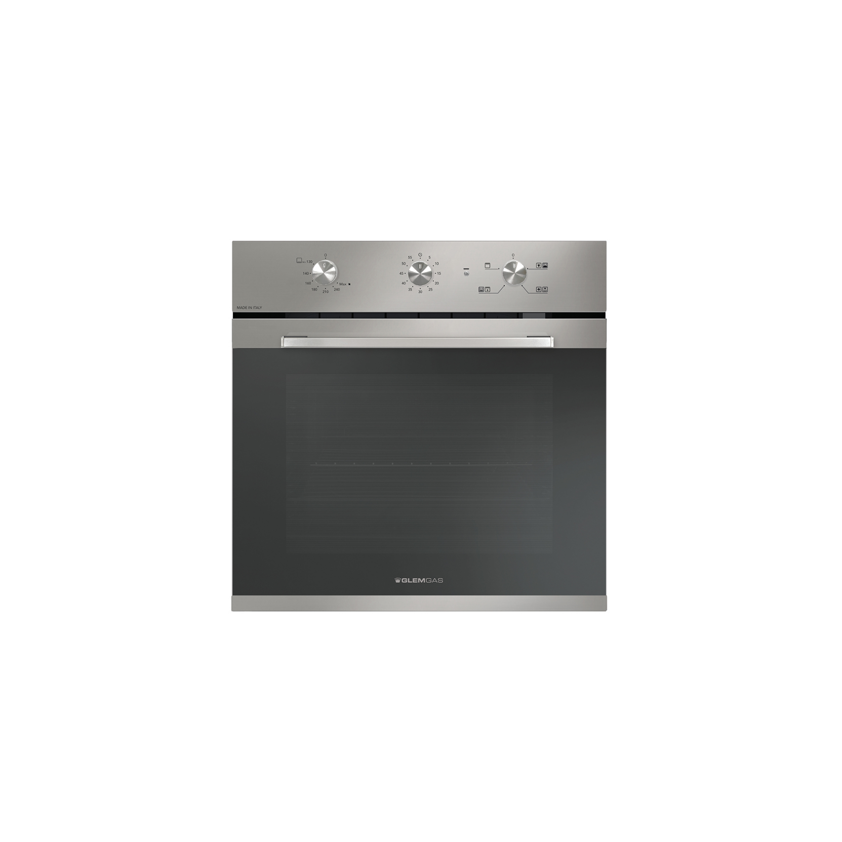 GLEM GAS GFXV21IX-S2 FORNO DA INCASSO ELETTRICO + GAS VENTILATO 63LT INOX