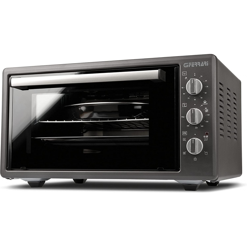 G3FERRARI G1014800 ROSTO TITANIUM FORNO ELETTRICO VENTILATO 47 LT 1400 WATT COLORE TITANIO - PROMO