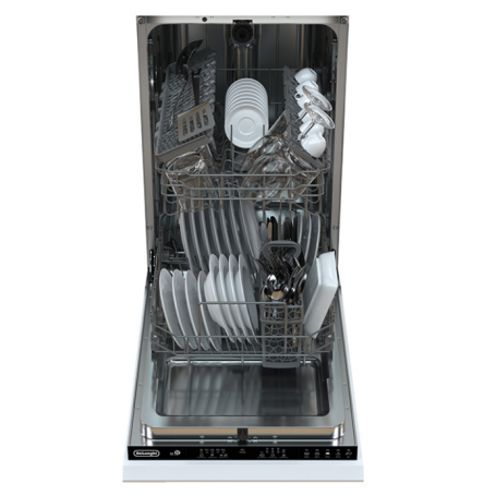 DE LONGHI L45P52E LAVASTOVIGLIE SLIM DA INCASSO A SCOMPARSA TOTALE 10 COPERTI 5 PROGRAMMI CLASSE E