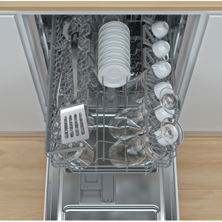 DE LONGHI L45P52E LAVASTOVIGLIE SLIM DA INCASSO A SCOMPARSA TOTALE 10 COPERTI 5 PROGRAMMI CLASSE E