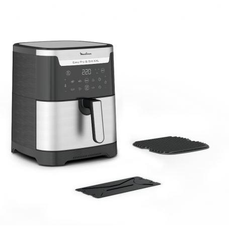 MOULINEX EZ801D EASY FRY & GRILL XXL FRIGGITRICE AD ARIA 6,5LT NERO/INOX
