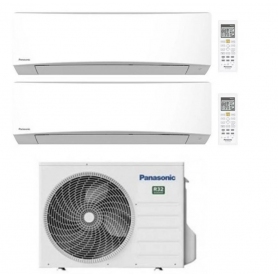 PANASONIC CU2TZ41912WKEW CONDIZIONATORE A PARETE DUAL SPLIT 9000+12000BTU CONNESSIONE WIFI GAS R-32 CLASSE A++/A+ - PROMO