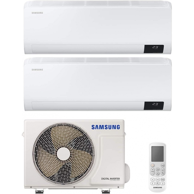 SAMSUNG AJ040TX2525KITLUZON CONDIZIONATORE A PARETE DUAL SPLIT 9000+9000BTU CLASSE A+++/A++ - PROMO