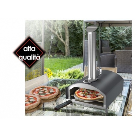 ARDES DANTE ARPIZ02 FORNO PIZZA DA ESTERNO CON PELLET COLORE GRIGIO