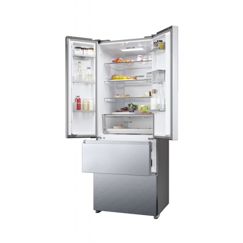 HAIER HFR5719EWMG FRIGORIFERO COMBINATO 446 LT NO FROST CLASSE E SILVER - PROMO