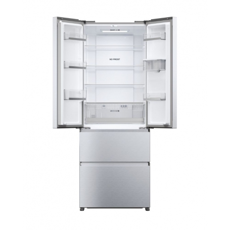 HAIER HFR5719EWMG FRIGORIFERO COMBINATO 446 LT NO FROST CLASSE E SILVER - PROMO