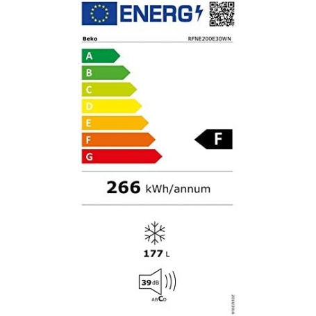 BEKO RFNM200E30WN CONGELATORE VERTICALE LIBERA INSTALLAZIONE 168 LT NO FROST CLASSE F COLORE BIANCO - PROMO