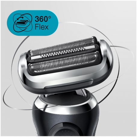 BRAUN SERIES 7 71-N1000S RASOIO ELETTRICO AUTOSENSE FLEX360 WET&DRY - PROMO
