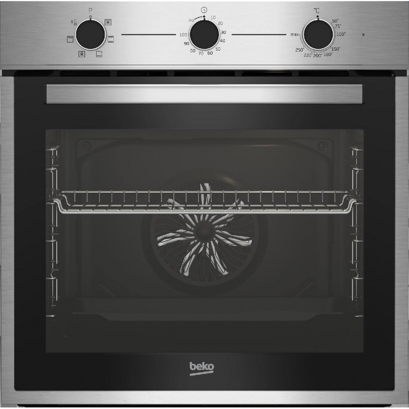 BEKO BBIE14100X FORNO ELETTRICO DA INCASSO 72LT 6 FUNZIONI VENTILATO CLASSE A INOX