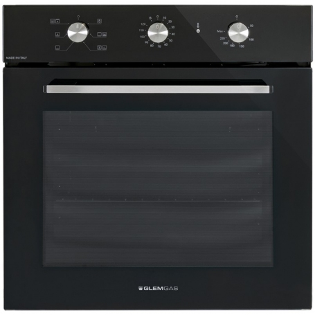 GLEM GAS GFX62BK-S3 FORNO DA INCASSO VENTILATO 64LT CLASSE A NERO