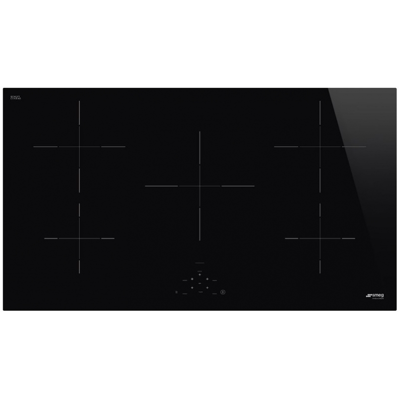 SMEG SI2951D PIANO COTTURA DA INCASSO A INDUZIONE 90CM 5 ZONE COTTURA IN VETROCERAMICA NERO - PROMO