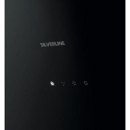 SILVERLINE 3457.8.733.02 CAPPA A PARETE 80CM CLASSE A NERO