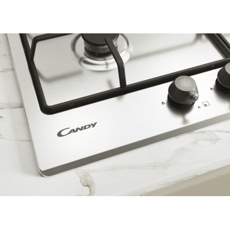 CANDY CHW6BR4WTX PIANO COTTURA DA INCASSO 60CM 4 FUOCHI A GAS COLORE INOX - PROMO