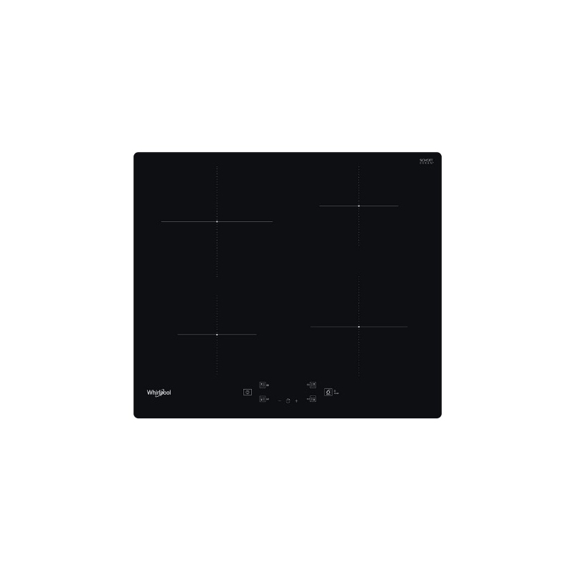 WHIRLPOOL WS Q2160 NE PIANO COTTURA A INDUZIONE 60CM 4 PIASTRE IN VETROCERAMICA NERO - WSQ2160NE