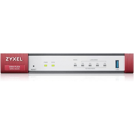ZYXEL USGFLEX50-EU0101F THROUGHPUT FIREWALL 50 PORTE 1WAN 4 LAN 350MBIT/S - PROMO