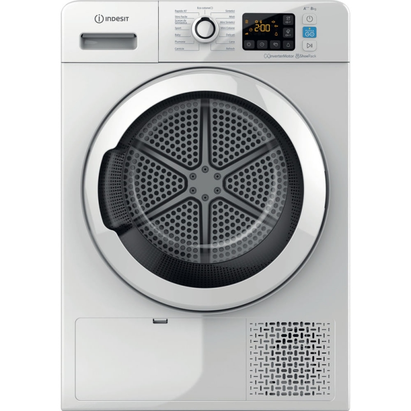 INDESIT YTM1183KRXIT ASCIUGATRICE A CONDENSAZIONE CON POMPA DI CALORE 8 KG CLASSE A+++