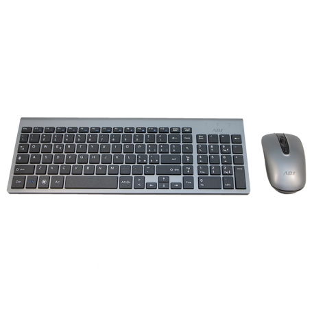 ADJ 520-00020 KW10 PLATINUM KIT TASTIERA+MOUSE WIRELESS RESISTENTE AGLI SCHIZZI D'ACQUA COLORE SILVER/NERO - PROMO ADJ 520-00020 KW10 PLATINUM KIT TASTIERA+MOUSE WIRELESS RESISTENTE AGLI SCHIZZI D'ACQUA COLORE SILVER/NERO - PROMO