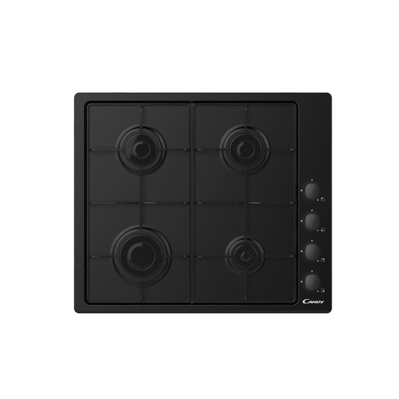 CANDY CHW6LBB PIANO COTTURA DA INCASSO 60CM 4 FUOCHI A GAS NERO