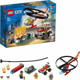 LEGO CITY ELICOTTERO DEI POMPIERI 93 PEZZI RIF. 60248 - PROMO