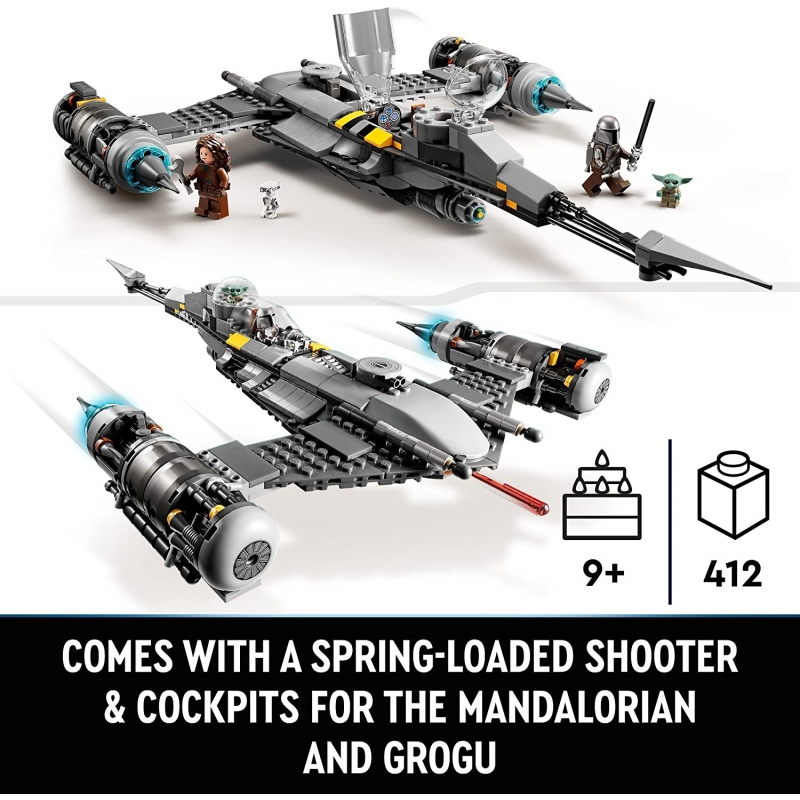 LEGO STAR WARS STARFIGHTER THE MANDALORIAN 412 PEZZI RIF. 75325 - PROMO
