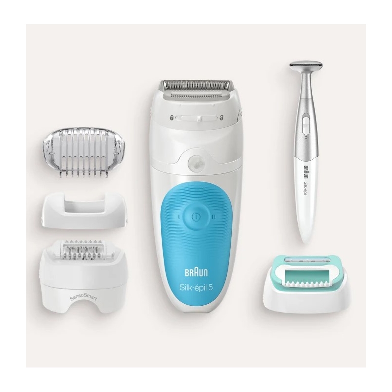 BRAUN SILK-ÉPIL 5 5-810 EPILATORE ELETTRICO WET&DRY 5 ACCESSORI - SE5810