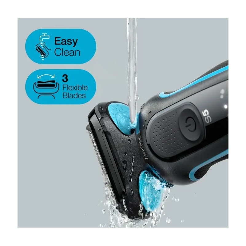 BRAUN SERIES 5 51-M1200S RASOIO ELETTRICO WET &...