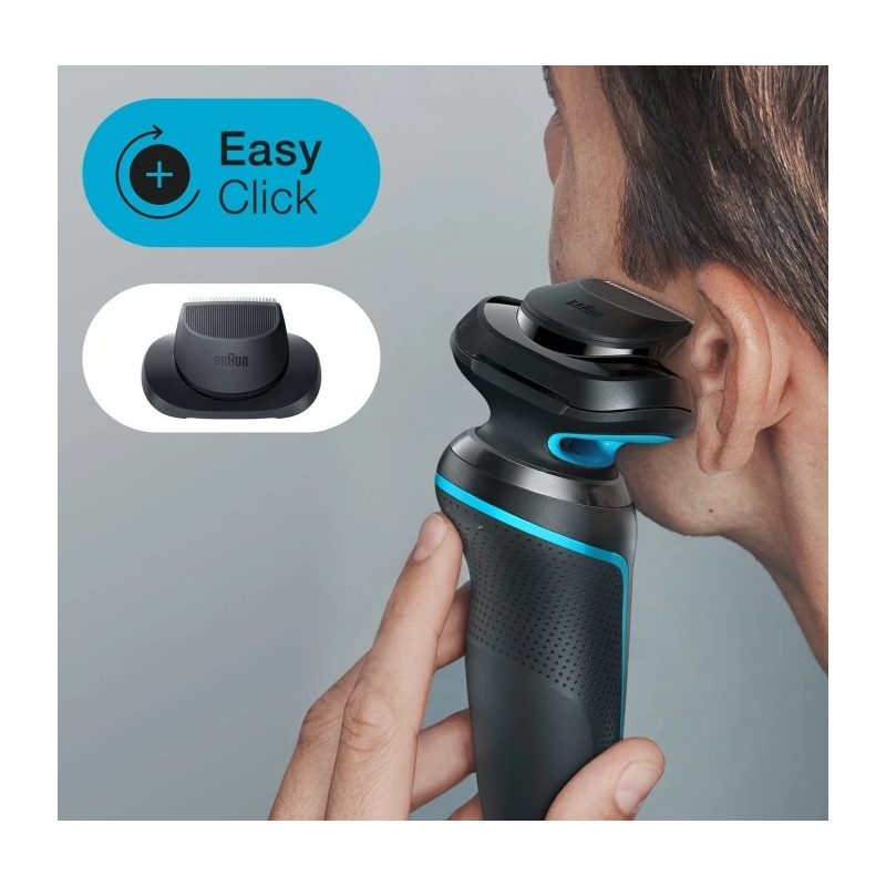 BRAUN SERIES 5 51-M1200S RASOIO ELETTRICO WET &...