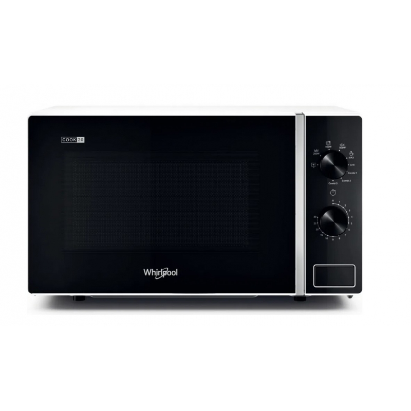 WHIRLPOOL MWP 103 W FORNO A MICROONDE 20LT CON GRILL NERO/BIANCO - MWP103W