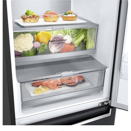 LG GBB72MCVBN FRIGORIFERO COMBINATO TOTAL NO FROST 384 LT NERO CLASSE B