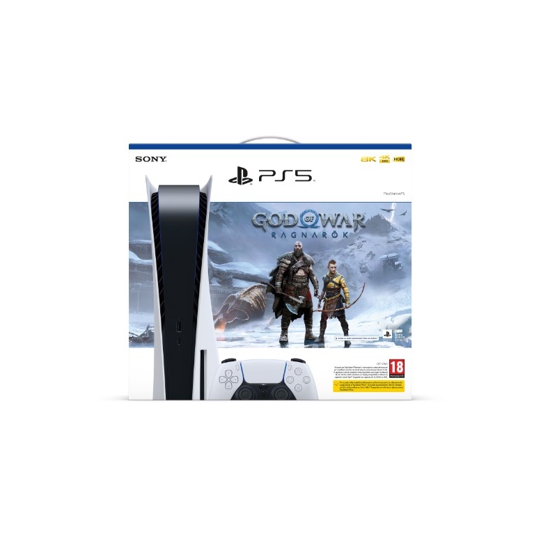 SONY PS5 BUNDLE STANDARD EDITION+GOD OF WAR CONSOLE DA GIOCO SSD 825GB ETHERNET + WIFI - 9449997