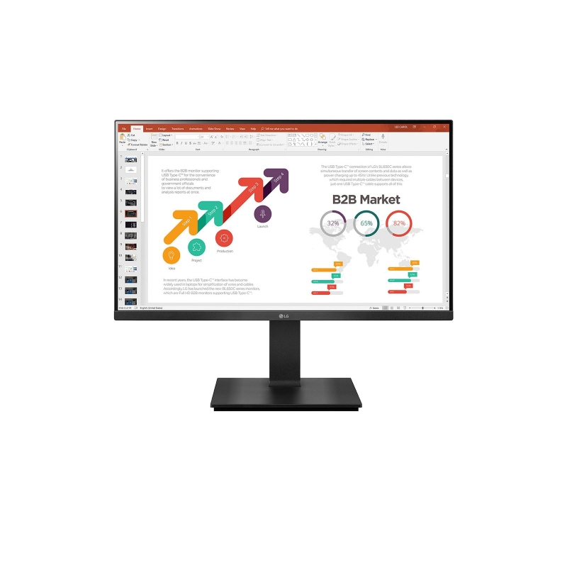 LG 24BP45SP-B MONITOR LED 24'' DA UFFICIO FULL HD COLORE NERO - PROMO