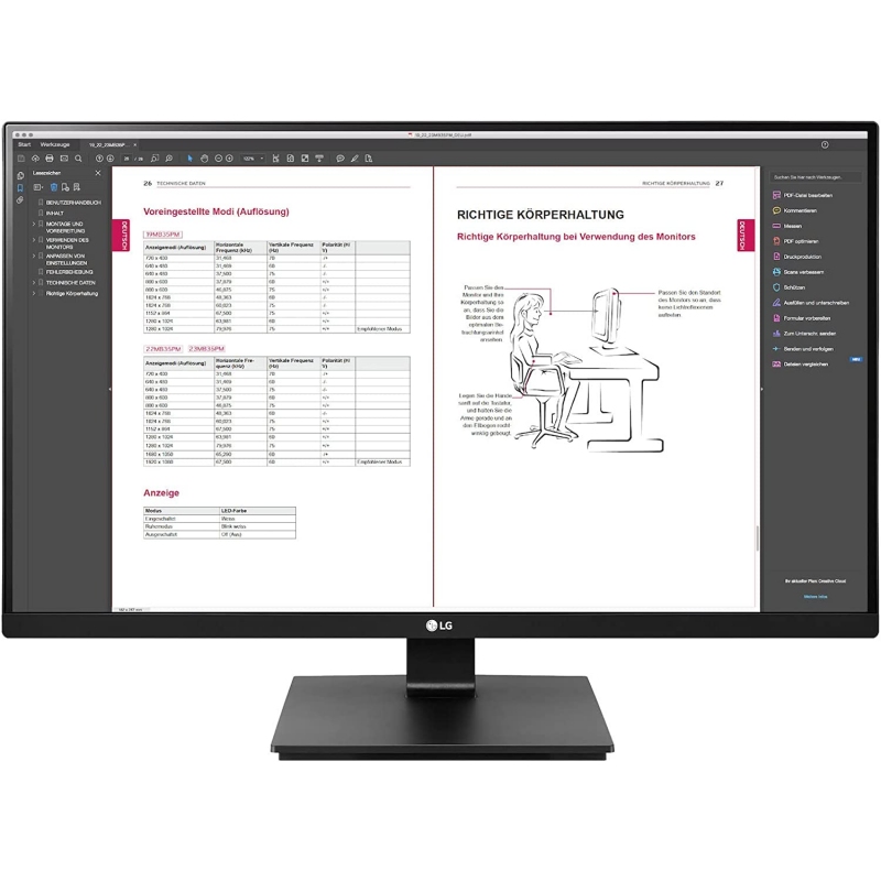 LG 27BN65Q-B MONITOR LED 27'' DA UFFICIO QHD COLORE NERO - PROMO